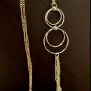 NWOT, Long Silver Necklace